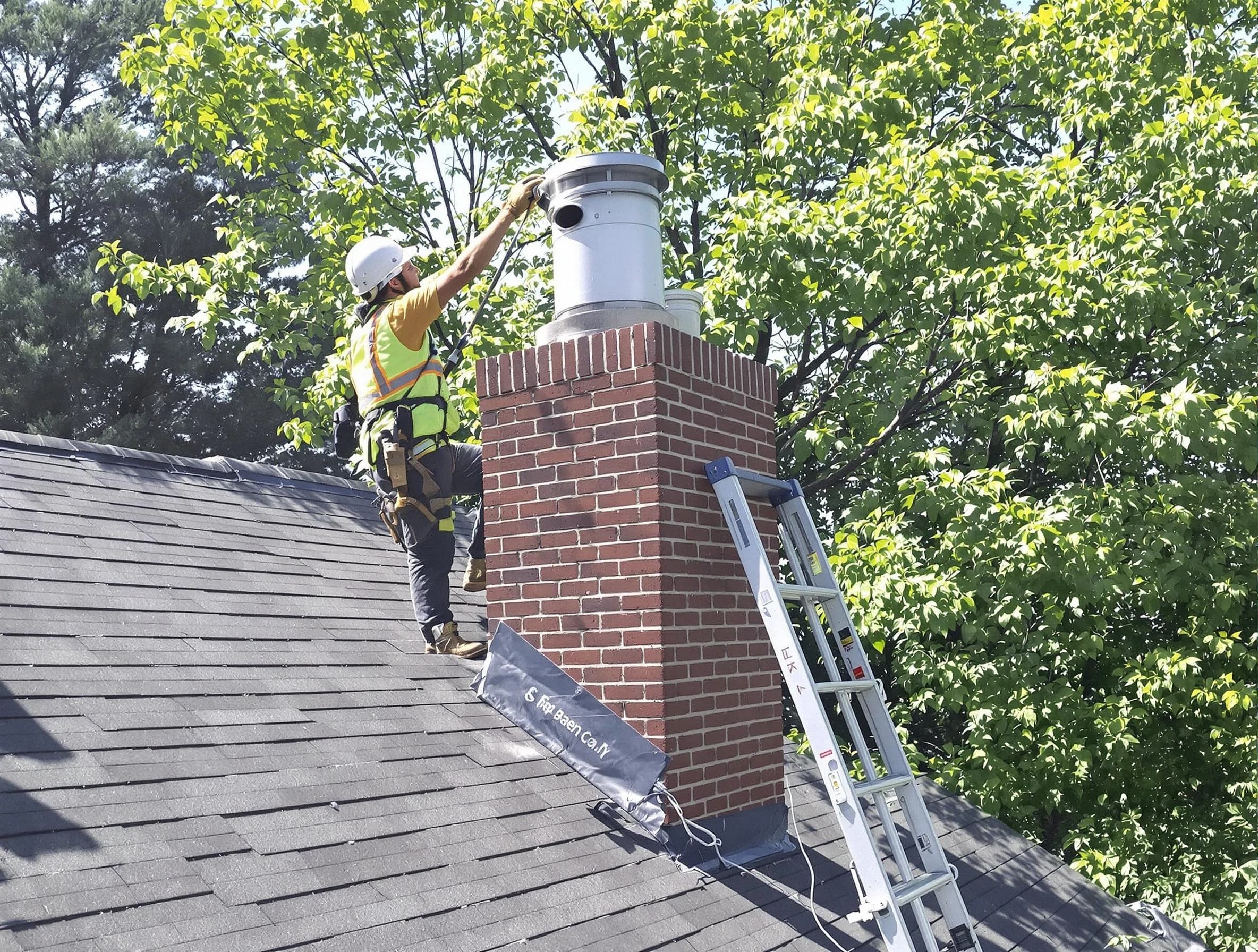 Chimney liner inspection by Old Bridge Chimney Sweep in Old Bridge, NJ